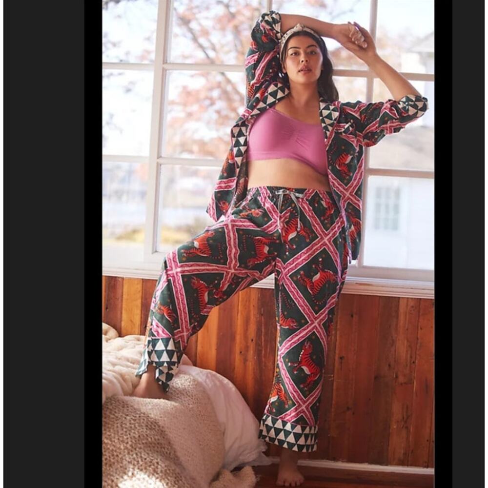NEW Anthropologie Corinne Lent Tigress Flannel